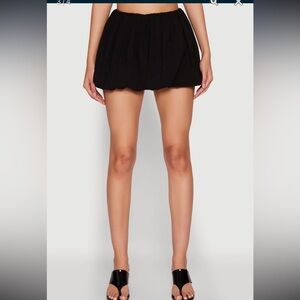 NWT black bubble skirt